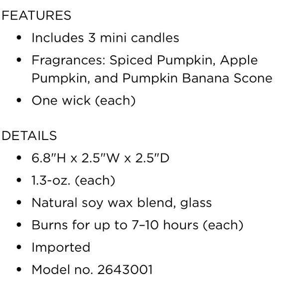 🆕🍂 YANKEE CANDLE “PUMPKIN SEASON” MINI CANDLE COLLECTION! BRAND NEW IN BOX! - Picture 4 of 11